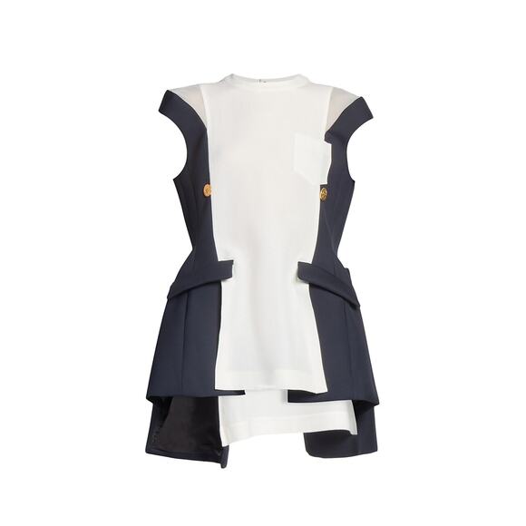 SACAI サカイ 2016SS Resort メッシュノースリーブトップス SACAI サカイ 2016SS Resort メッシュノースリーブトップス